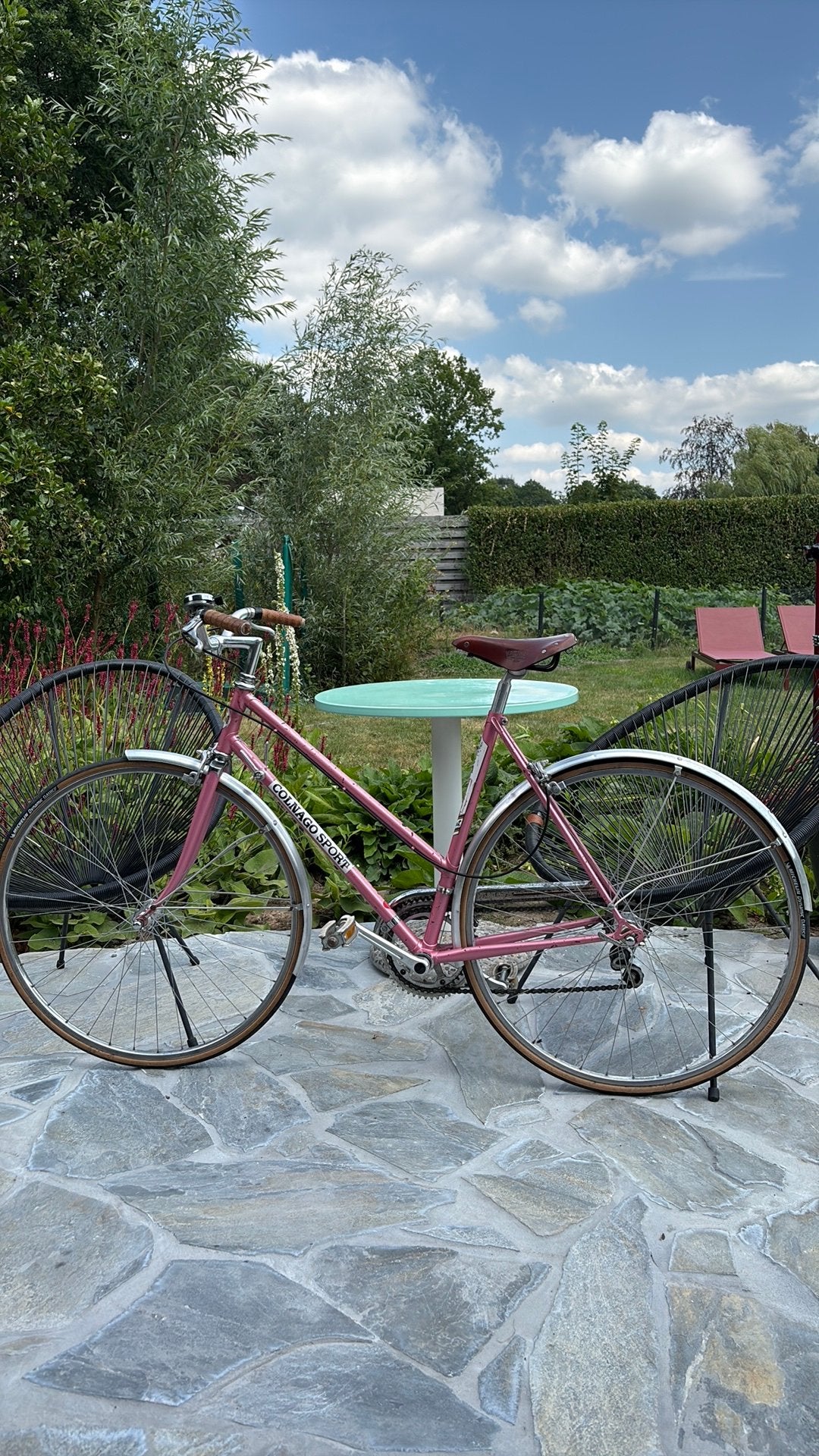 Caferacer damesfiets mixed frame vintage, 47 à 51 cm, Enlèvement, Frein sur jante, Années 60 ou plus récent