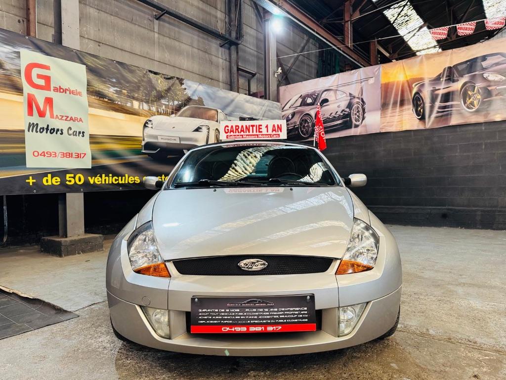 Ford StreetKa 1.6i Cabriolet leer J.A., Auto's, Metaalkleur, Cabriolet, Leder, Bedrijf