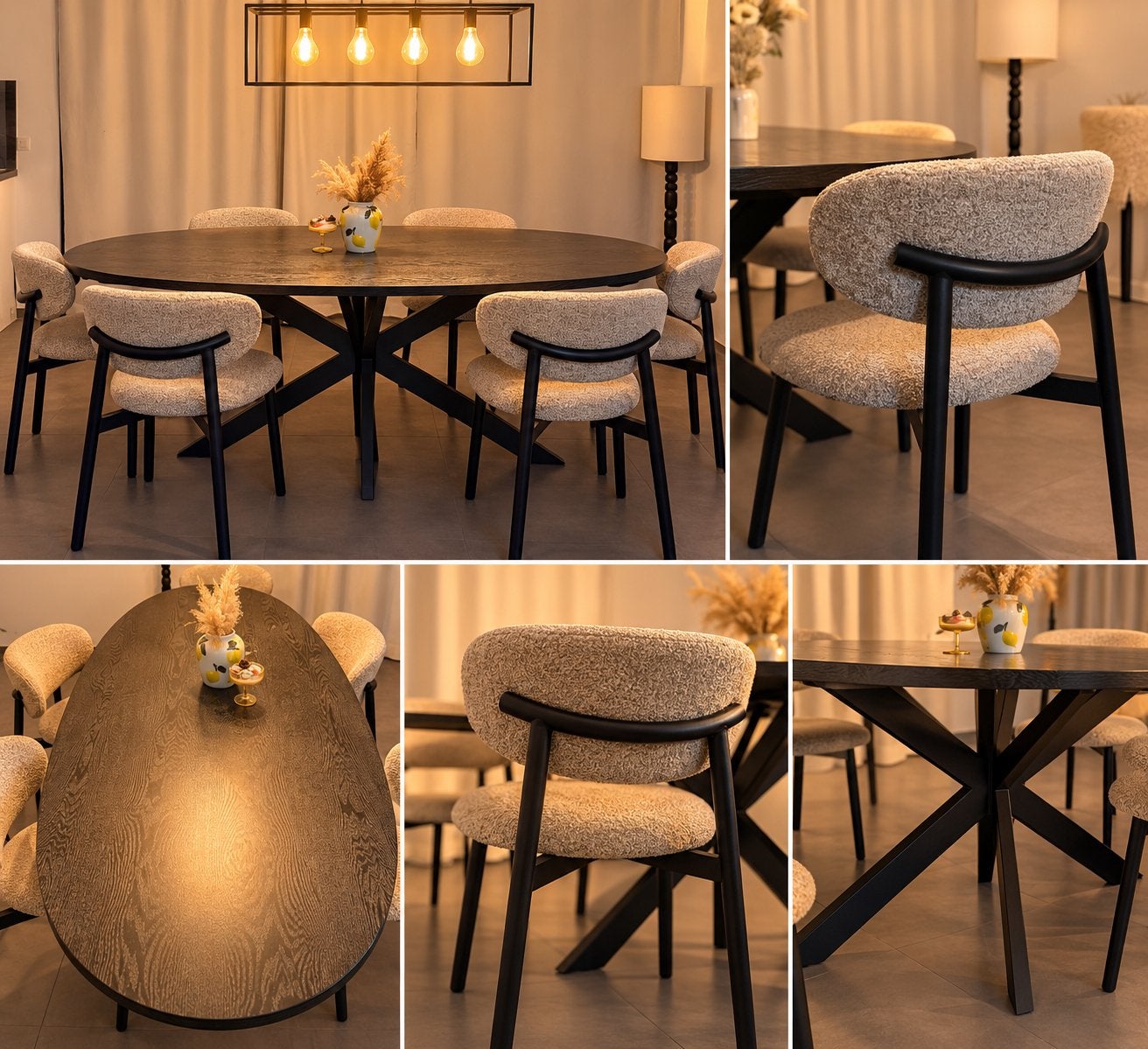 Eettafel set, Ophalen, Zo goed als nieuw