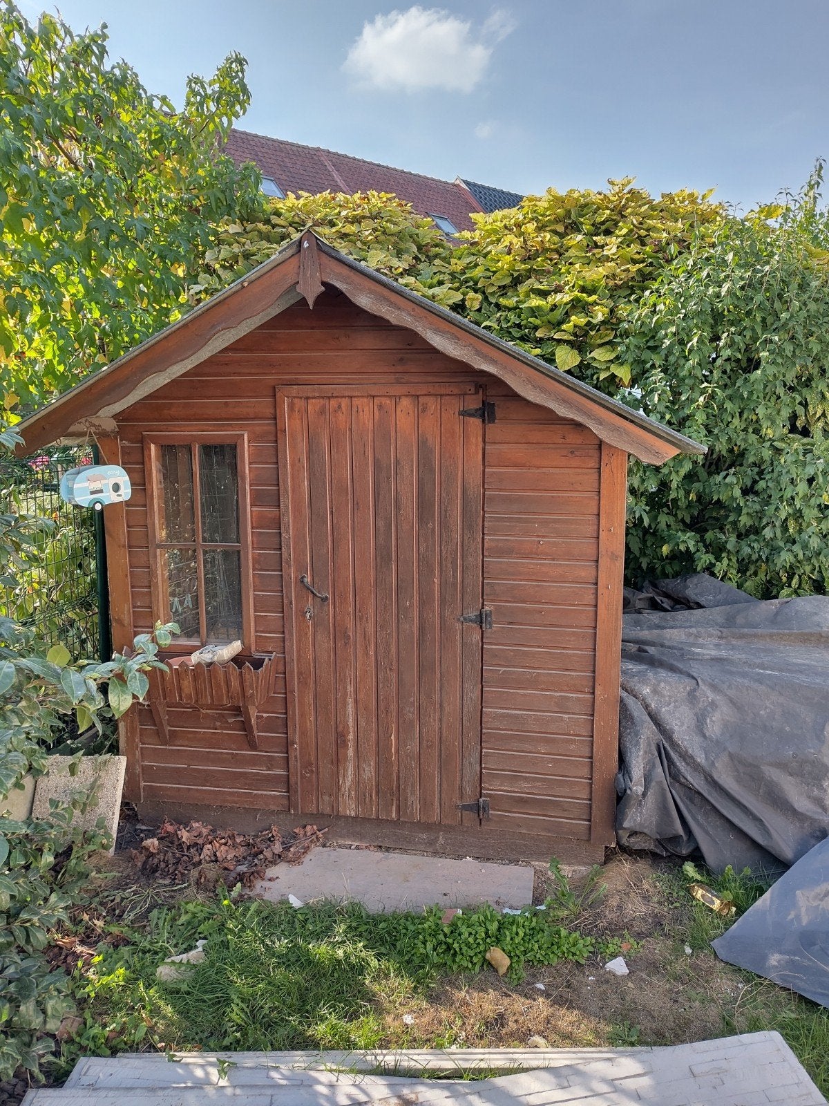 Gratis tuinhuis, Ophalen, Gebruikt, Tuinhuis, 1 raam
