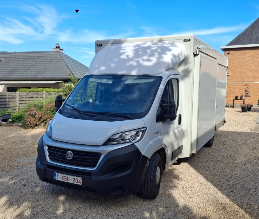 Fiat Ducato Marktwagen in nieuwstaat. Slechts 23.000 km, Autos, Achat, 3 places, Boîte manuelle, Bluetooth