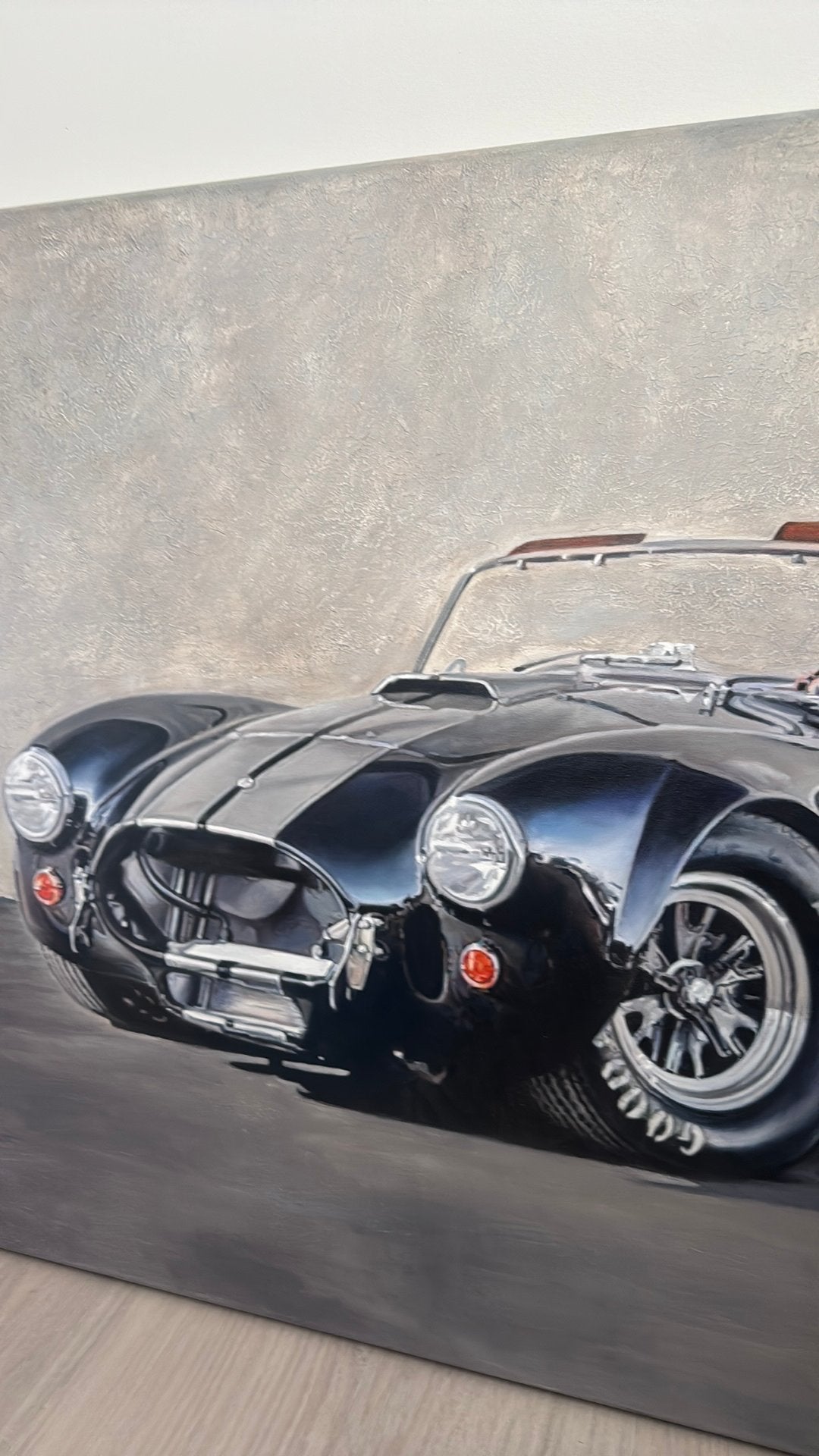 Shelby Cobra schilderij handgeschilderd, Ophalen, Zo goed als nieuw