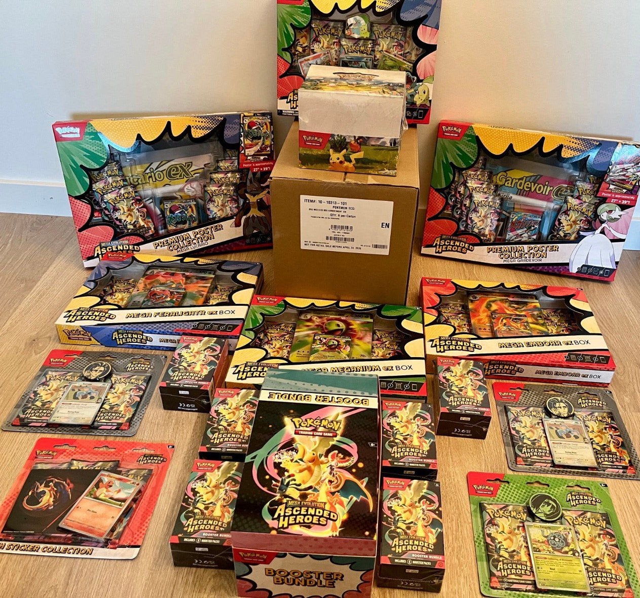 Ascended Heroes Pokémon Sealed Collection, Ophalen of Verzenden, Nieuw, Booster, Foil