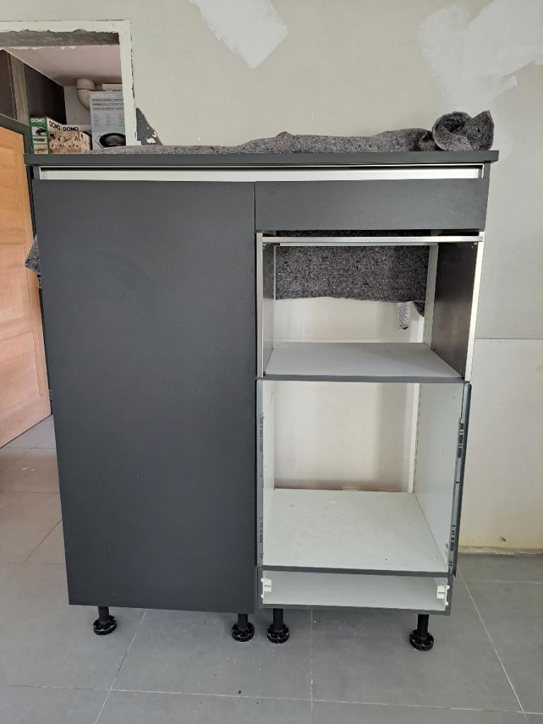 Meuble de cuisine avec frigo, Enlèvement, Utilisé