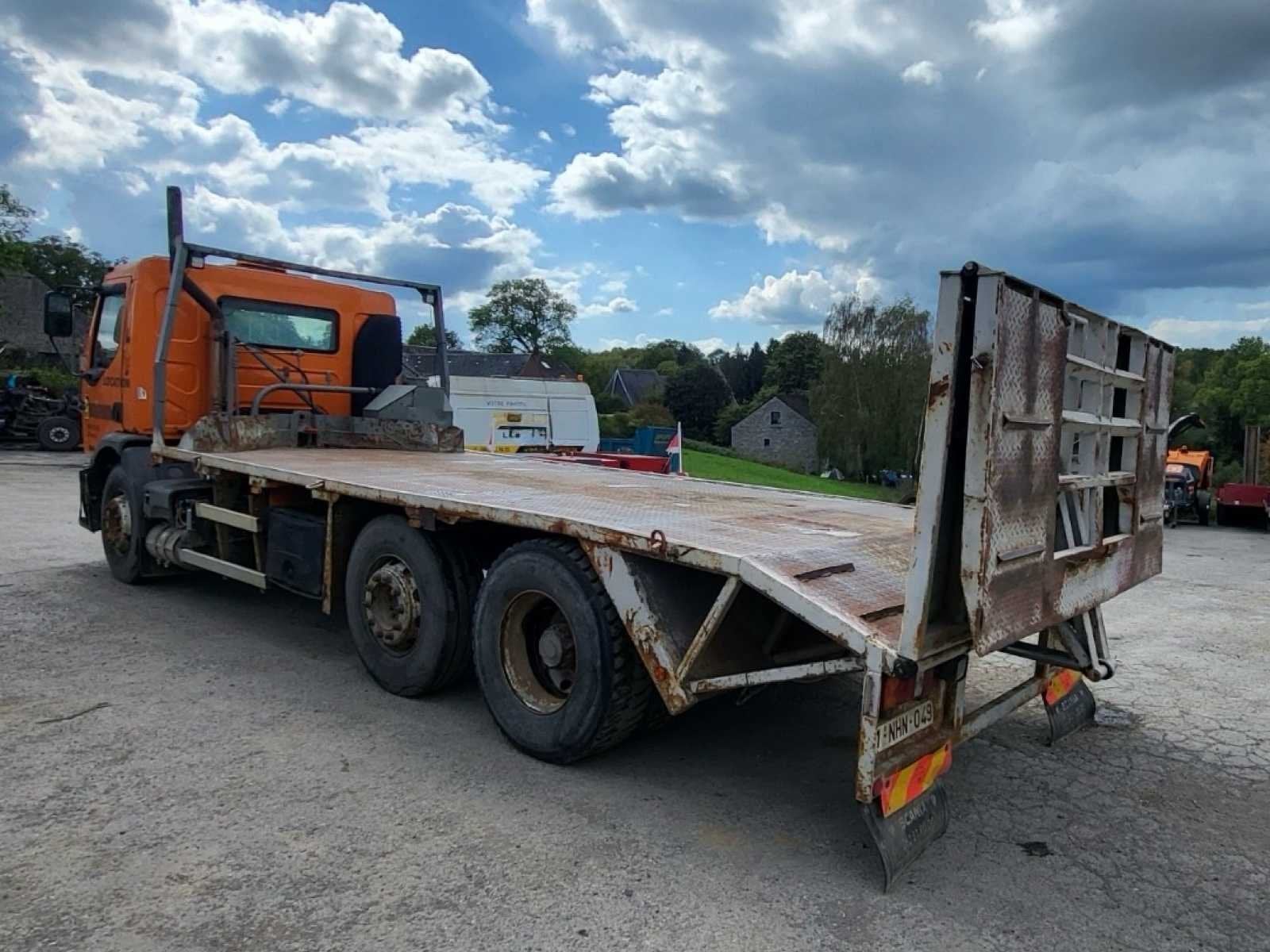 2002 Renault Kerax Platte Laadwagen, Renault, Overige brandstoffen, Bedrijf, Te koop
