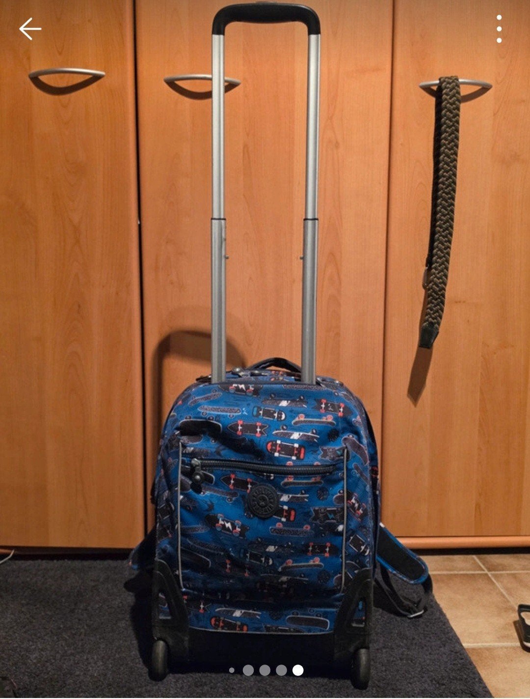 Kipling trolley, Bijoux, Sacs & Beauté, 30 cm ou plus, Enlèvement ou Envoi, Utilisé, Roulettes