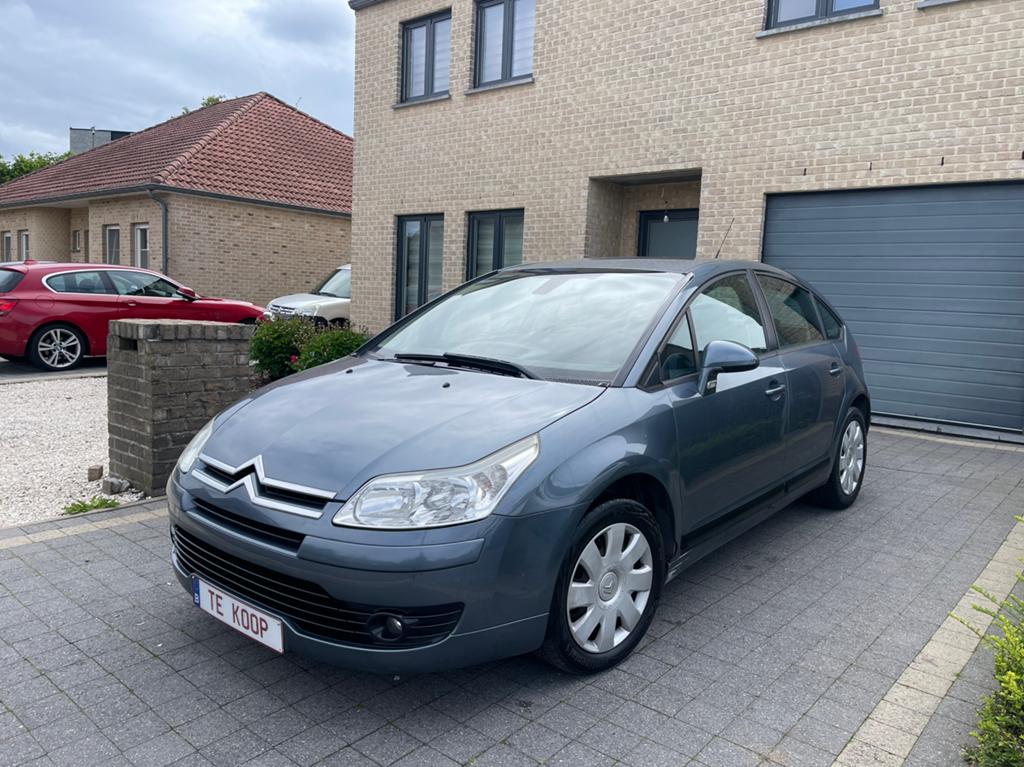 Citroen C4 1.6HDI 2008 Start Rijd Goed Gekeurd, Auto's, Citroën, Voorwielaandrijving, Stof, Zwart, 4 cilinders