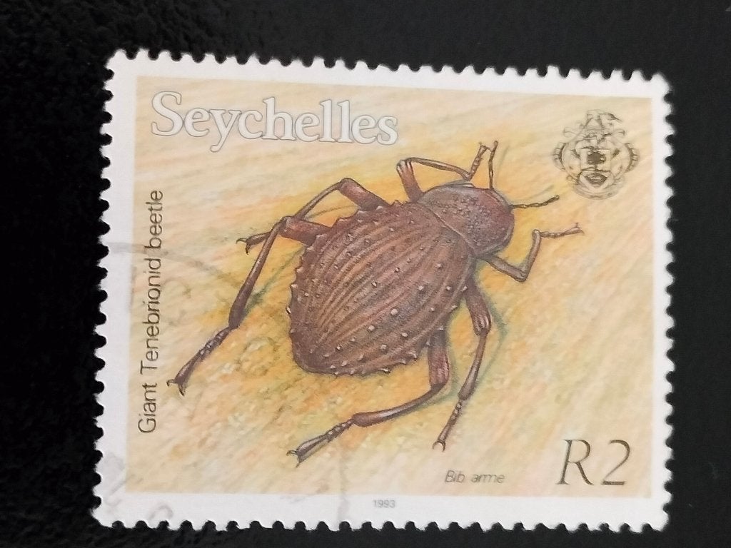 Seychelles 1993 - insectes, coléoptères, Timbres & Monnaies, Timbres | Afrique, Envoi, Autres pays, Affranchi