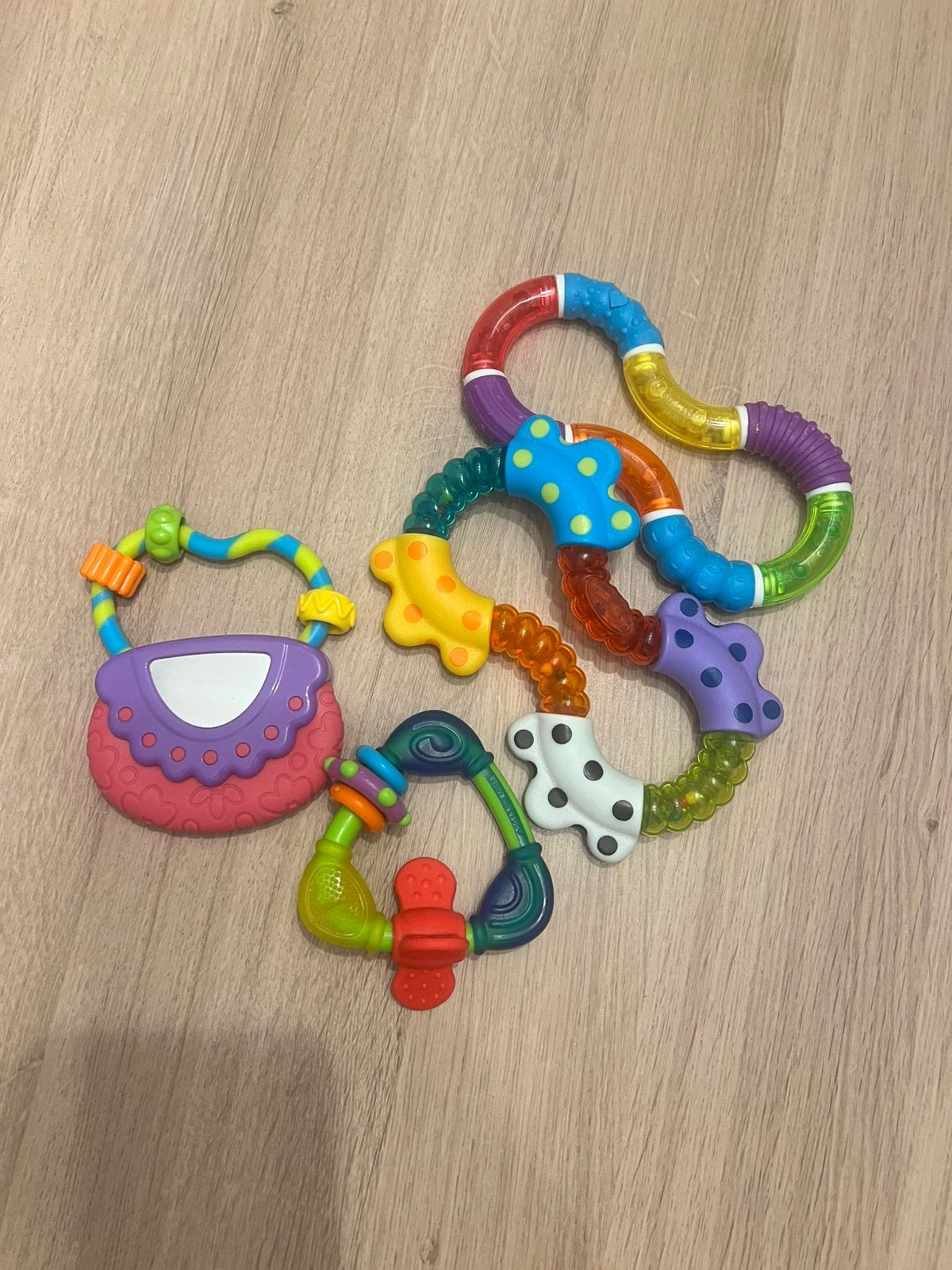Set interactief babyspeelgoed, Ophalen, Zo goed als nieuw, Rammelaar
