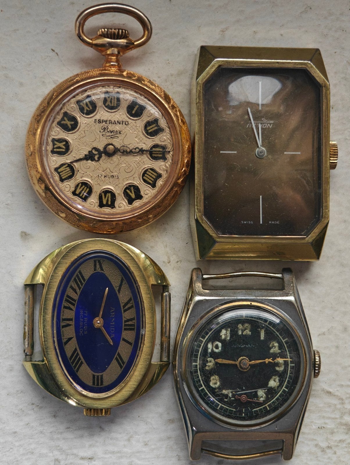Lot montres vintage, Enlèvement ou Envoi