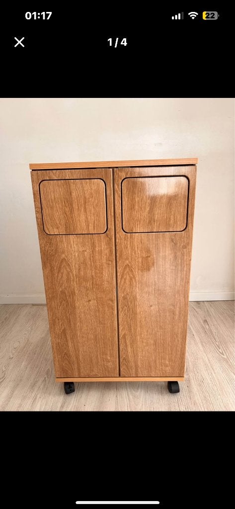 Poubelle en bois NEUF, Enlèvement, Neuf, Poubelle à couches