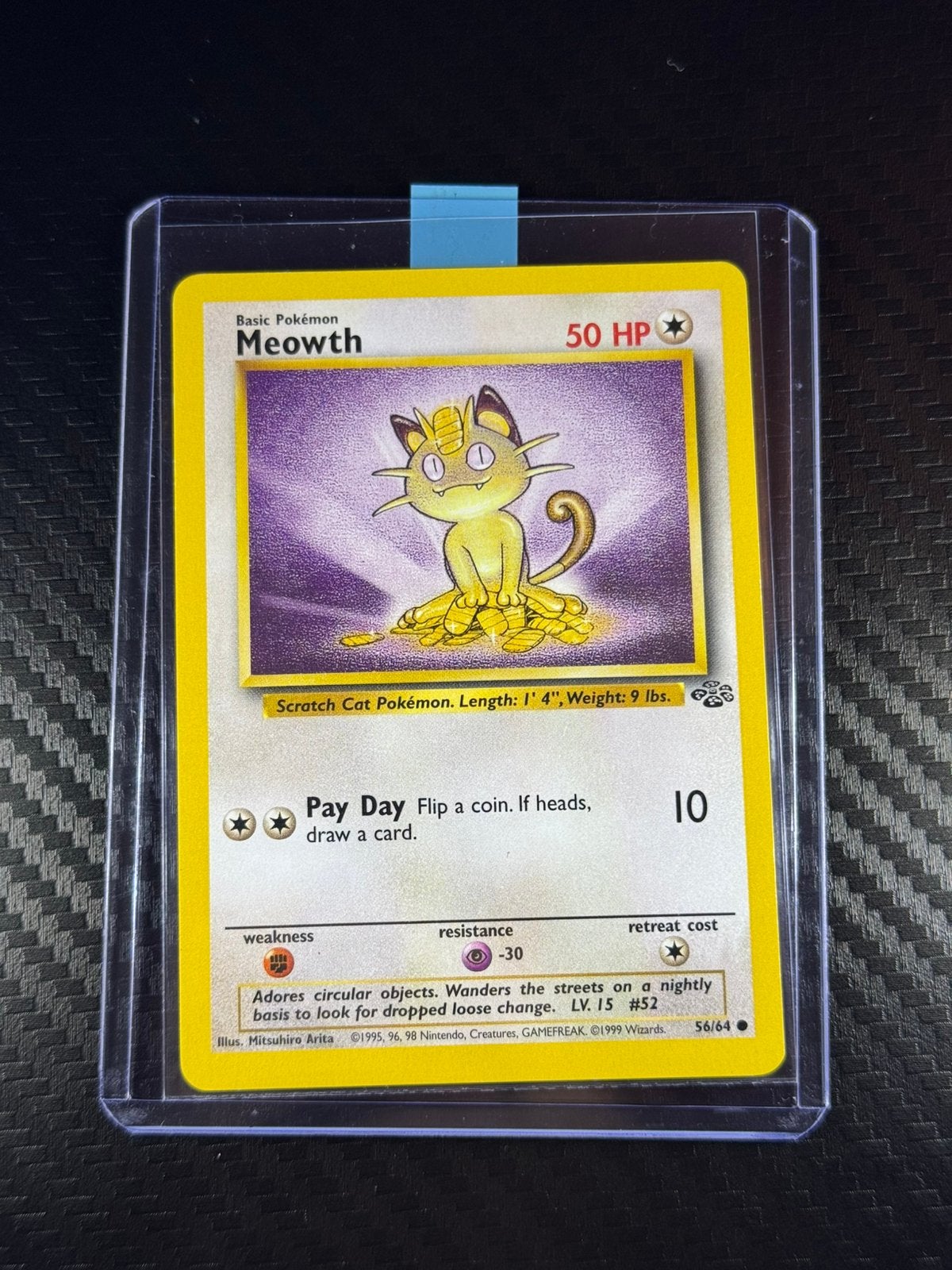 Meowth | Non Holo | Jungle | #56/64, Envoi, Utilisé, Cartes en vrac