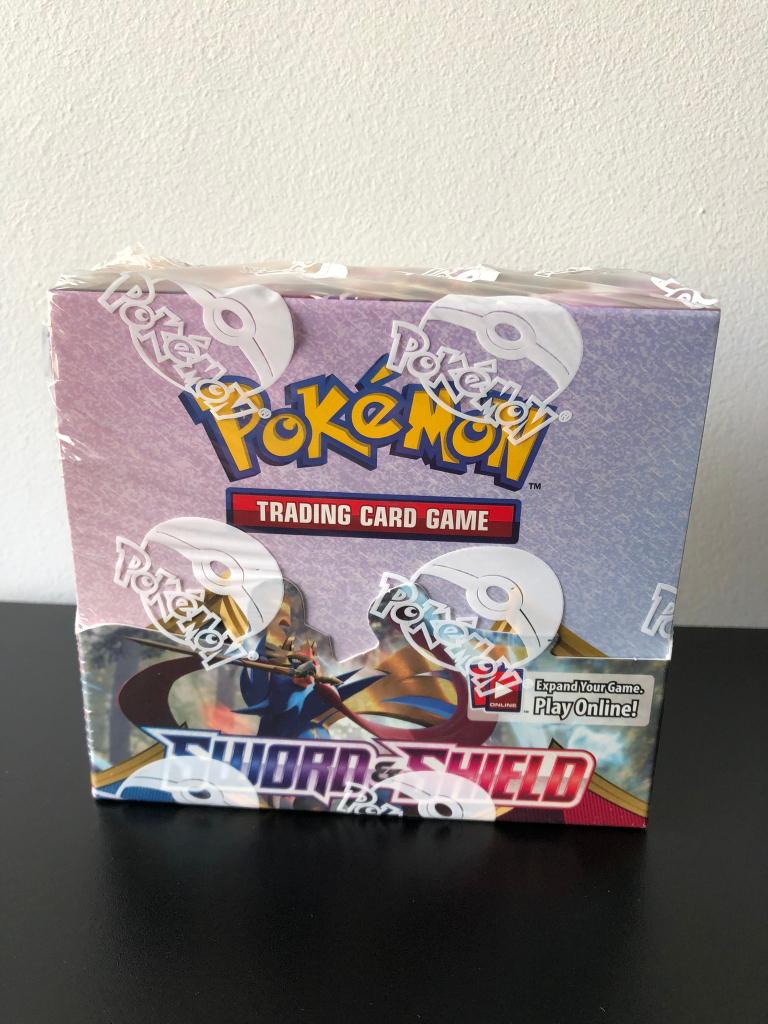 Sword and shield booster box, Hobby en Vrije tijd, Ophalen of Verzenden, Nieuw, Boosterbox
