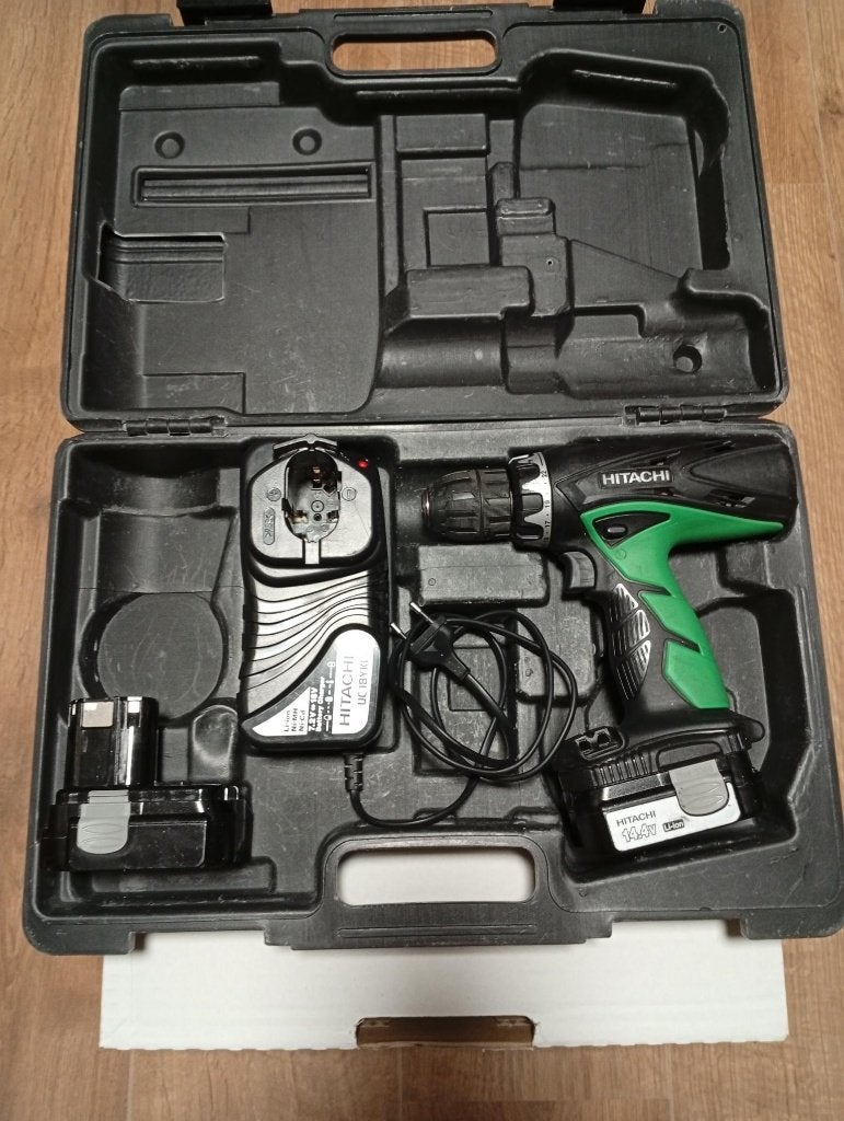 Hitachi vijsmachine, Ophalen, Gebruikt, Boor- en Schroefmachine
