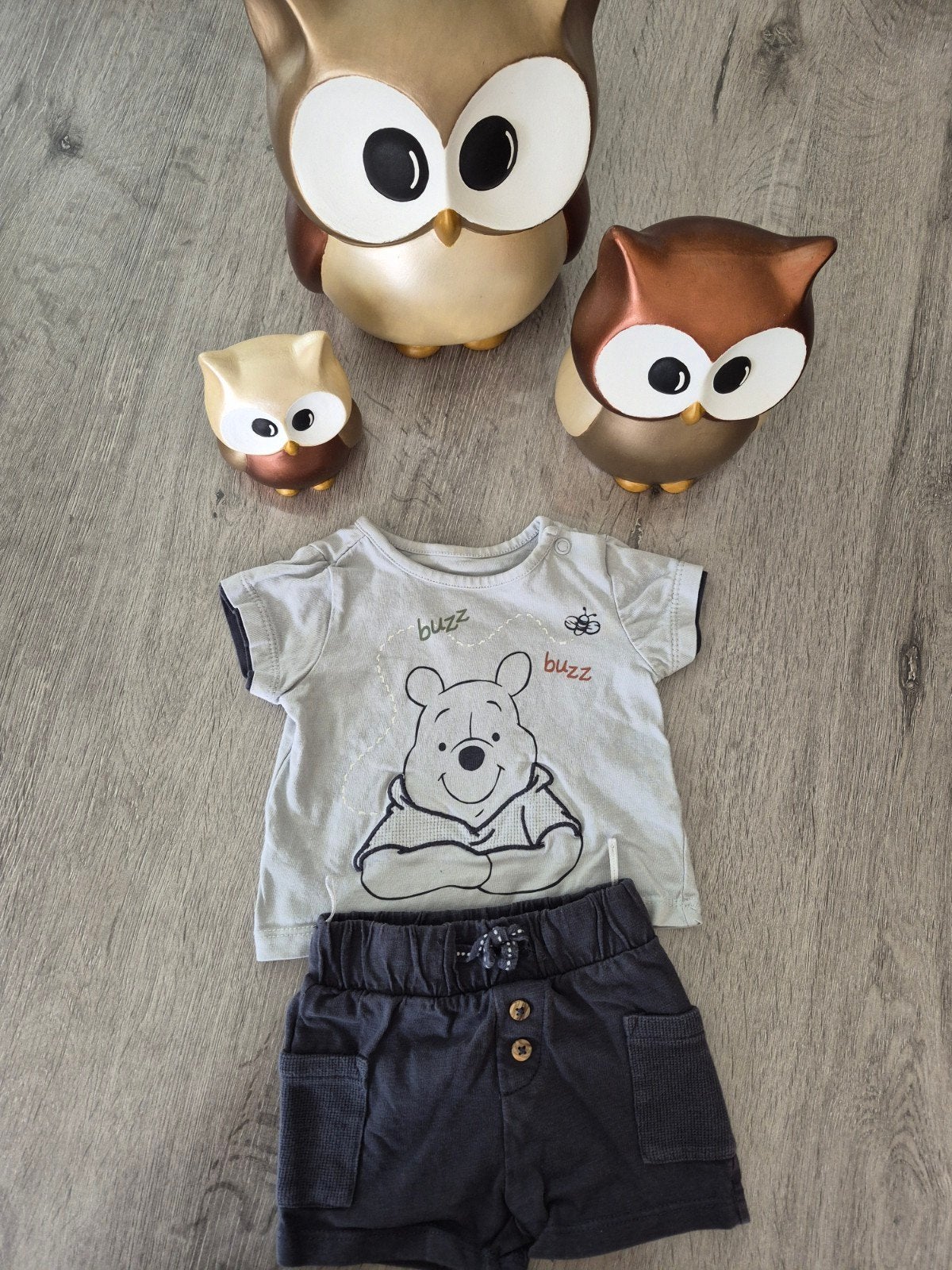 Set d'été Disney Winnie l'ourson C&A taille 56/0-1 mois, Enlèvement ou Envoi, Ensemble