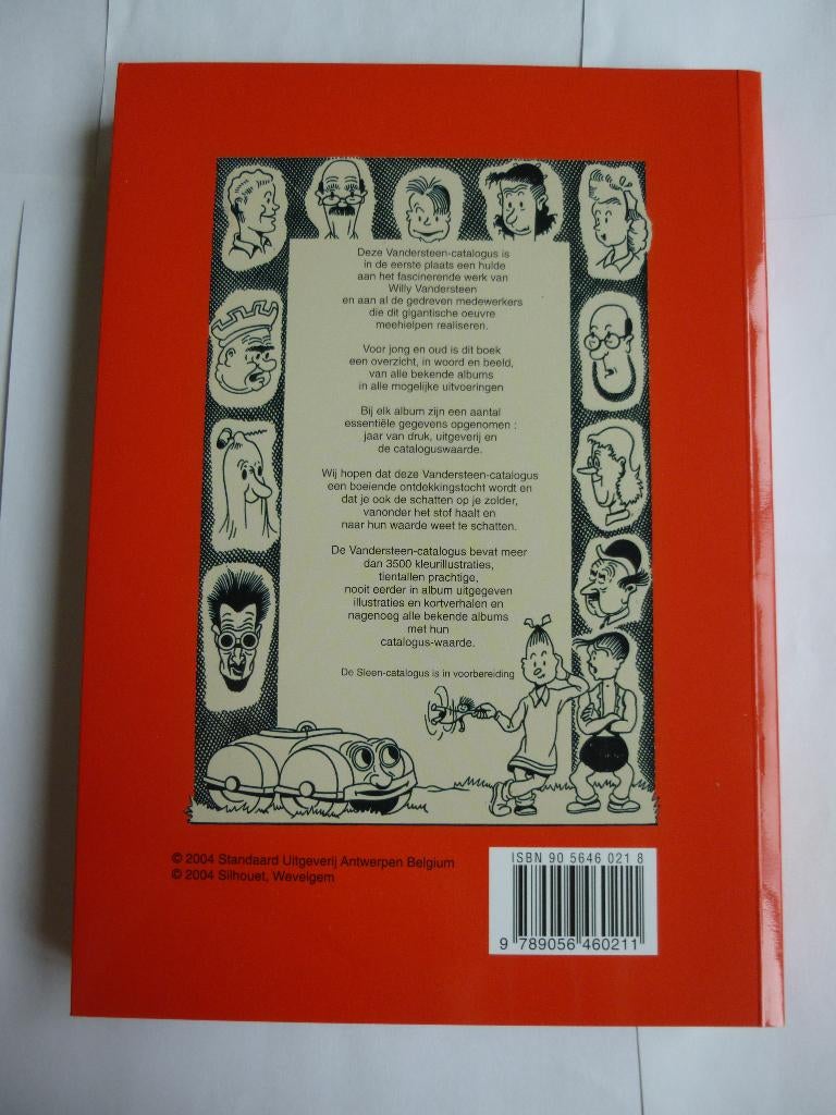 SILHOUET VAN DER STEEN CATALOGUS UIT 2004 MET ZEEFDRUKJE, Neuf, Enlèvement ou Envoi, Willy Vandersteen, Une BD