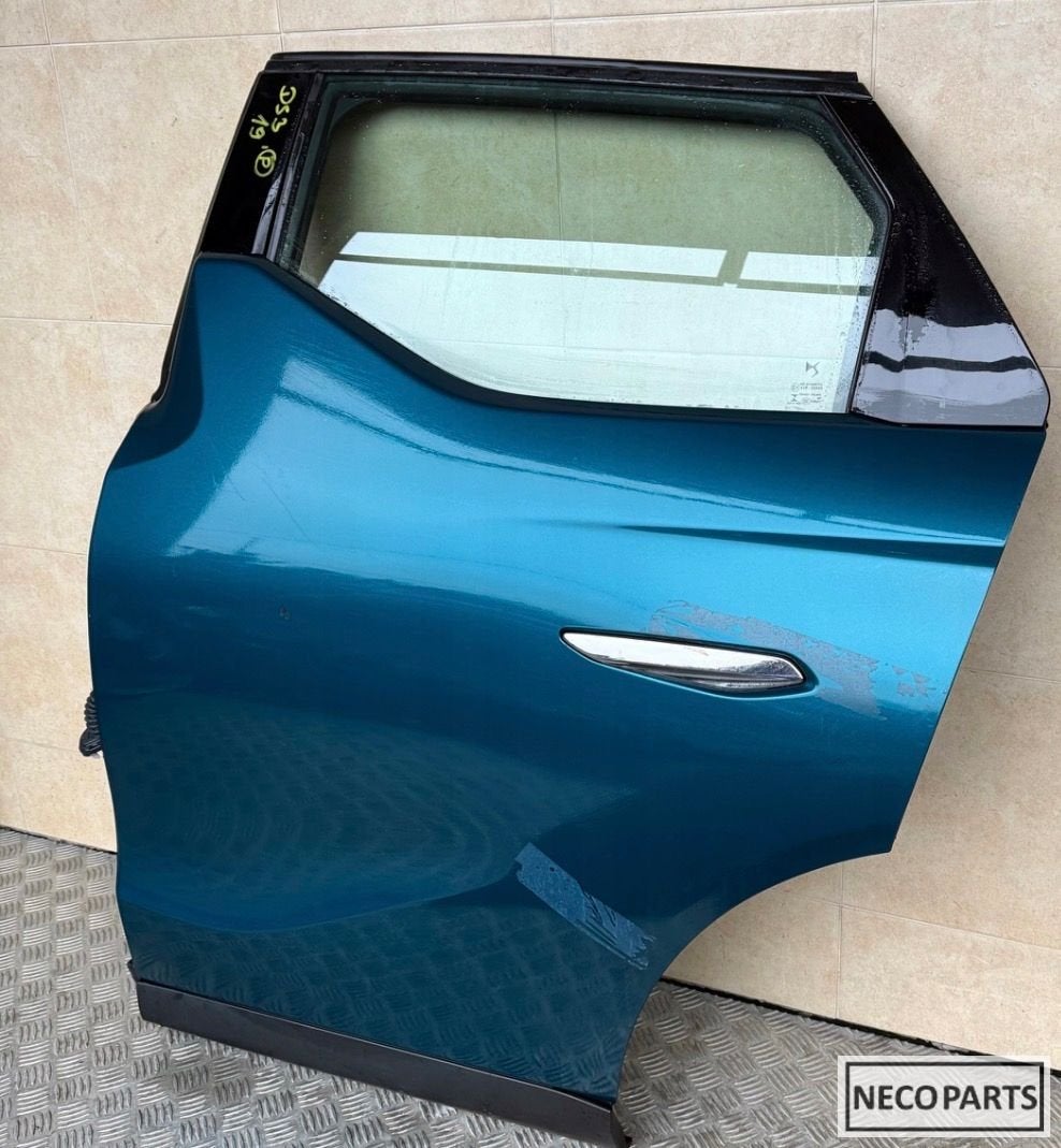 CITROEN DS3 CROSSBACK PORTIER DEUR ACHTER LINKS ORIGINEEL, Arrière, -, Haillon arrière, Utilisé