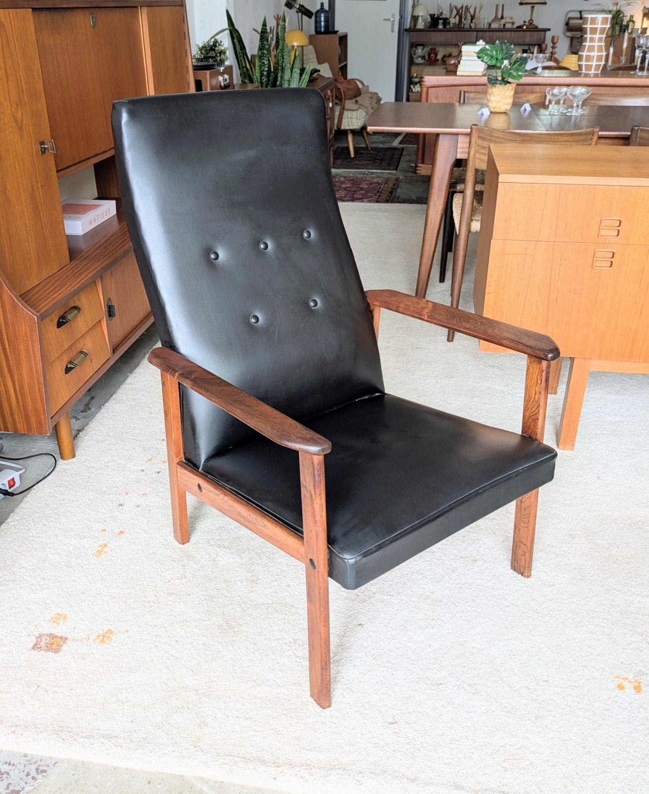 Vintage retro fauteuil, Maison & Meubles, Chaises, Enlèvement