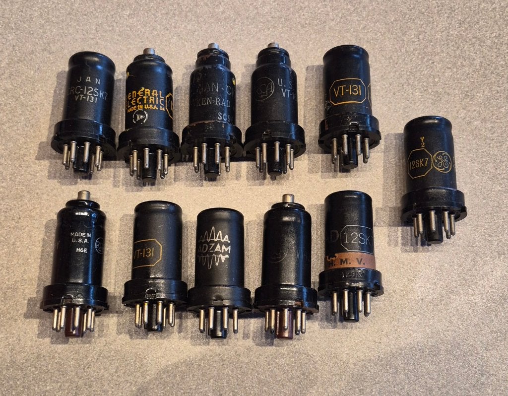 Radiolampen voor WW2 radio voor oa bc603 receiver, Ophalen of Verzenden, Overige typen