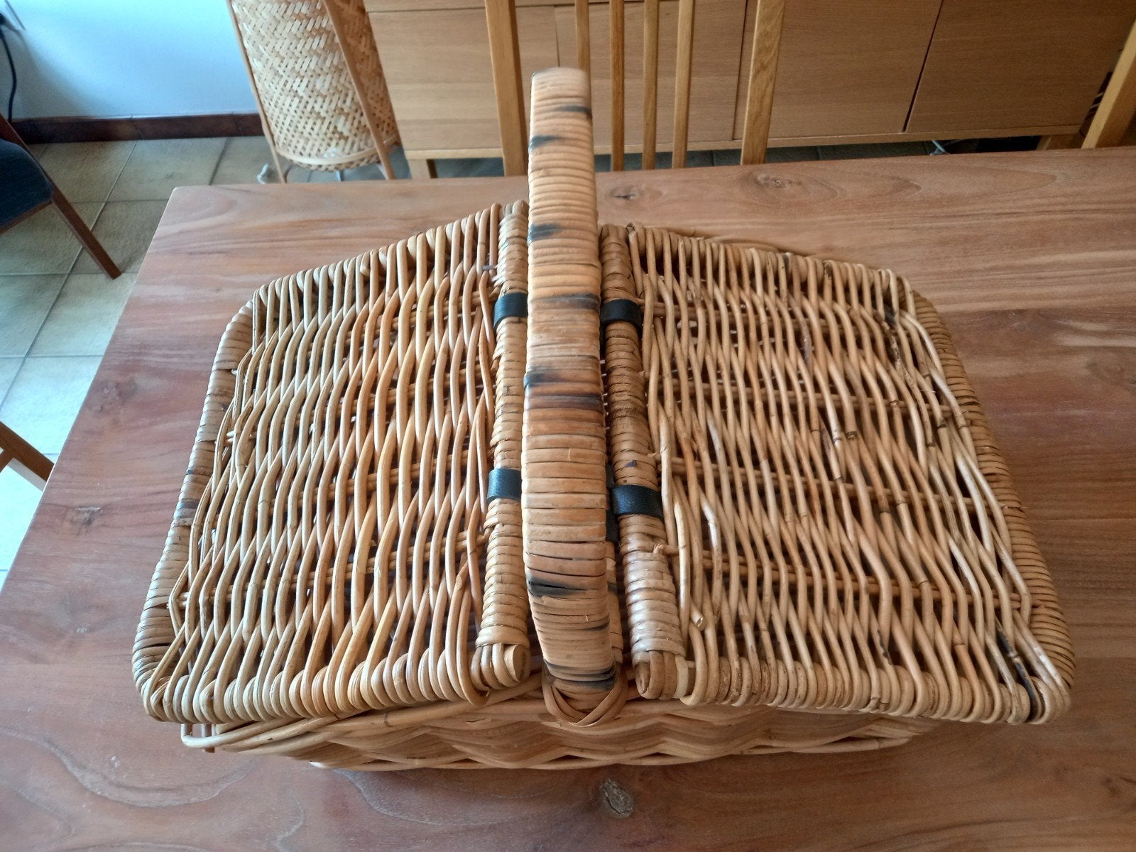 Picknick mand, Ophalen