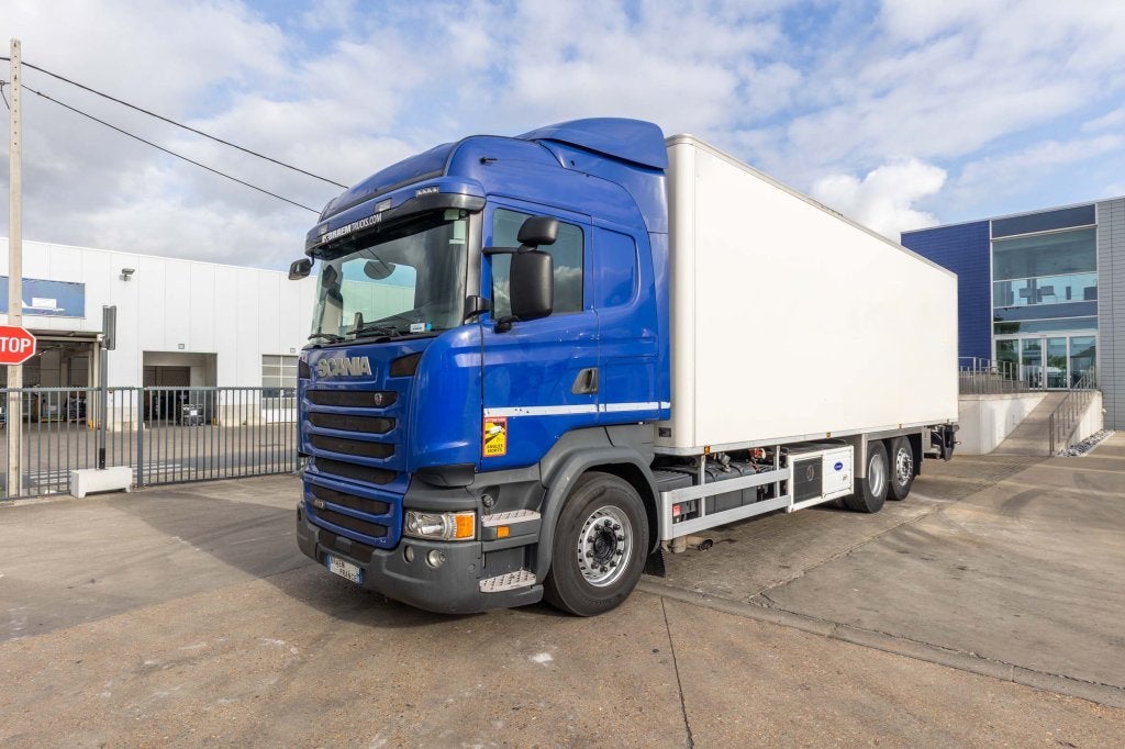 Scania R410+CHEREAU+CARRIER 1150 MT-TRI-TEMP+DHOLLANDIA 2.5T, Autos, Camions, Achat, Euro 6, 410 ch, Diesel