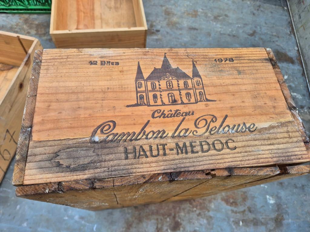 Coffret à vin français Château Cambon La Pelouse Haut-Médoc, Enlèvement