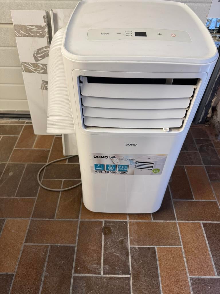 Mobiele Airconditioner DOMO DO266A 960 W 7000BTU Wit, Ophalen, Zo goed als nieuw