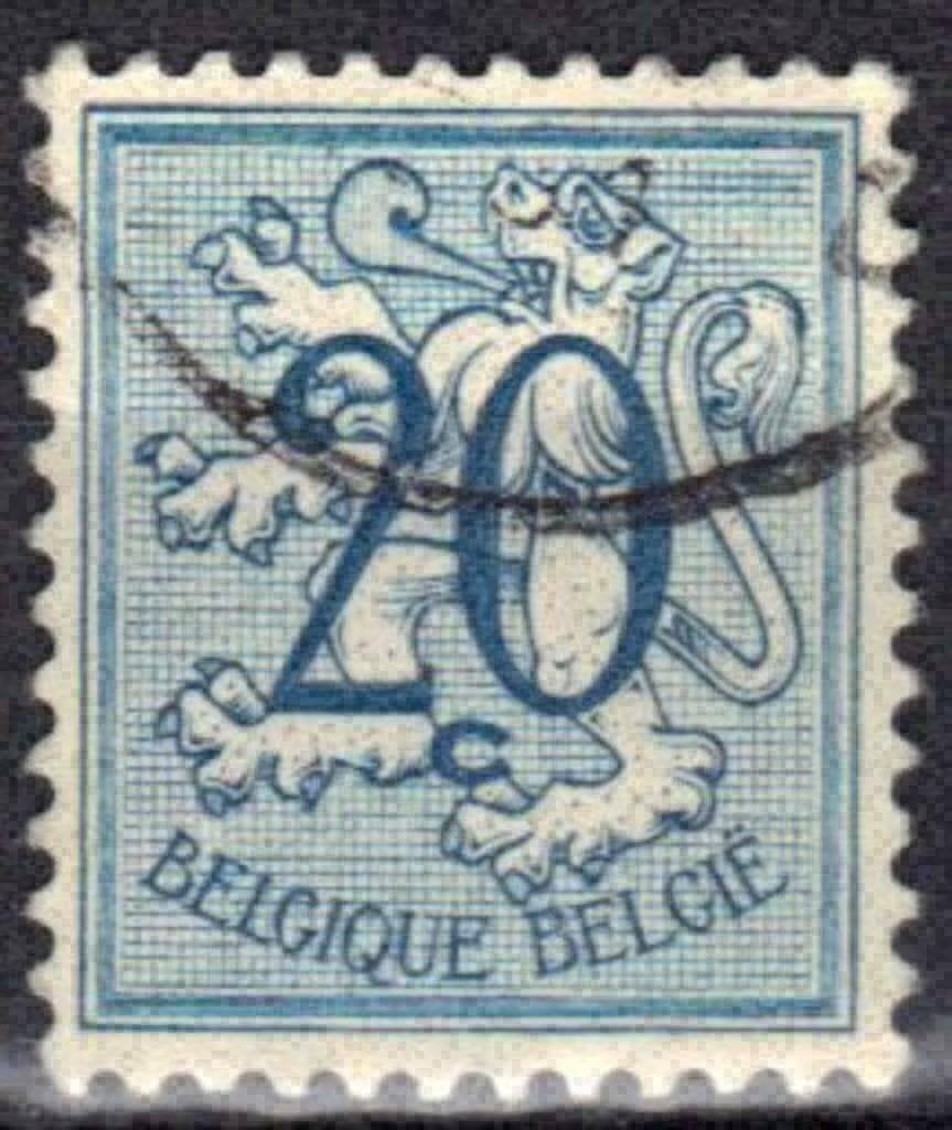 Belgique 1951 - Yvert/BOP 841 - Figure sur un lion héra (ST), Envoi, Affranchi, Oblitéré
