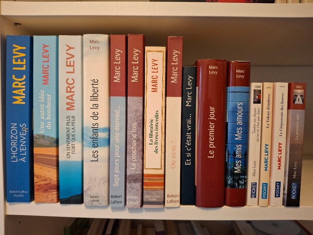 Lot de 15 romans Marc Levy – 30 €, Enlèvement, Utilisé, Marc Lévy, Belgique