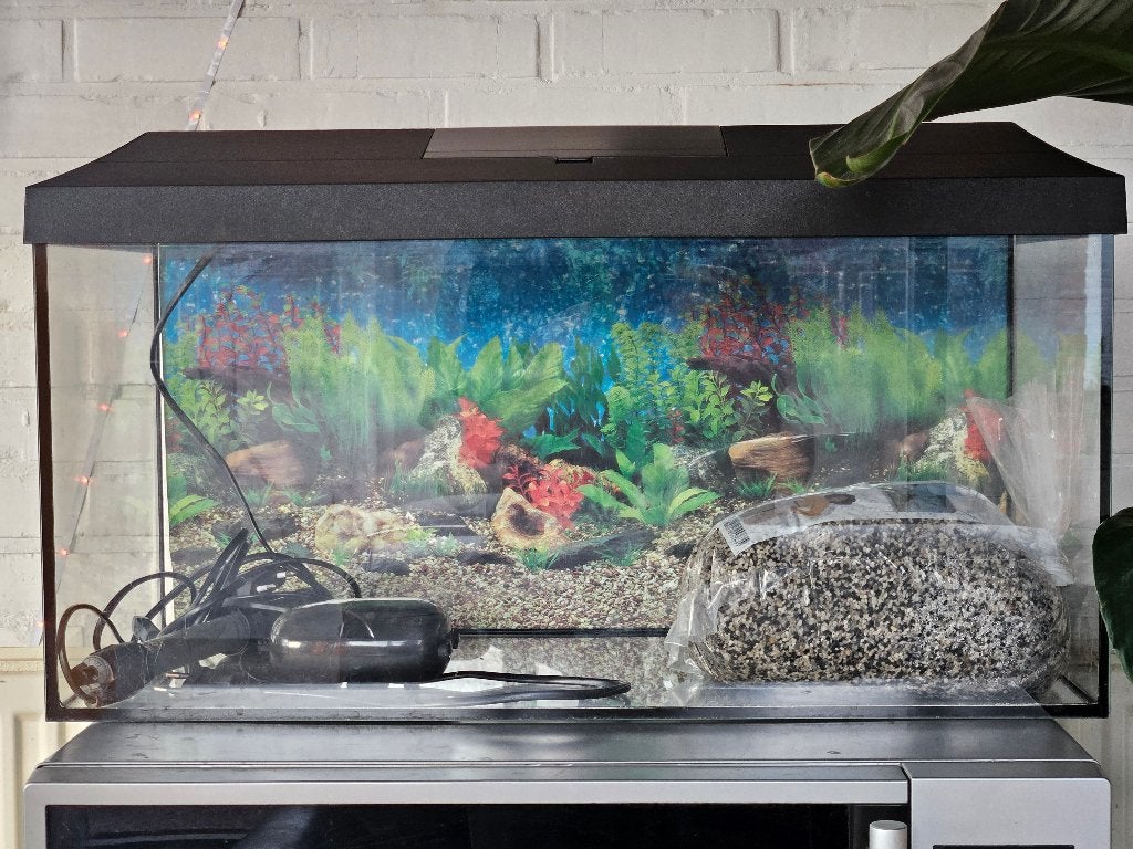 Aquarium 50L compleet, inclusief alles, Dieren en Toebehoren, Vissen | Aquaria en Toebehoren, Ophalen, Pomp, Gebruikt