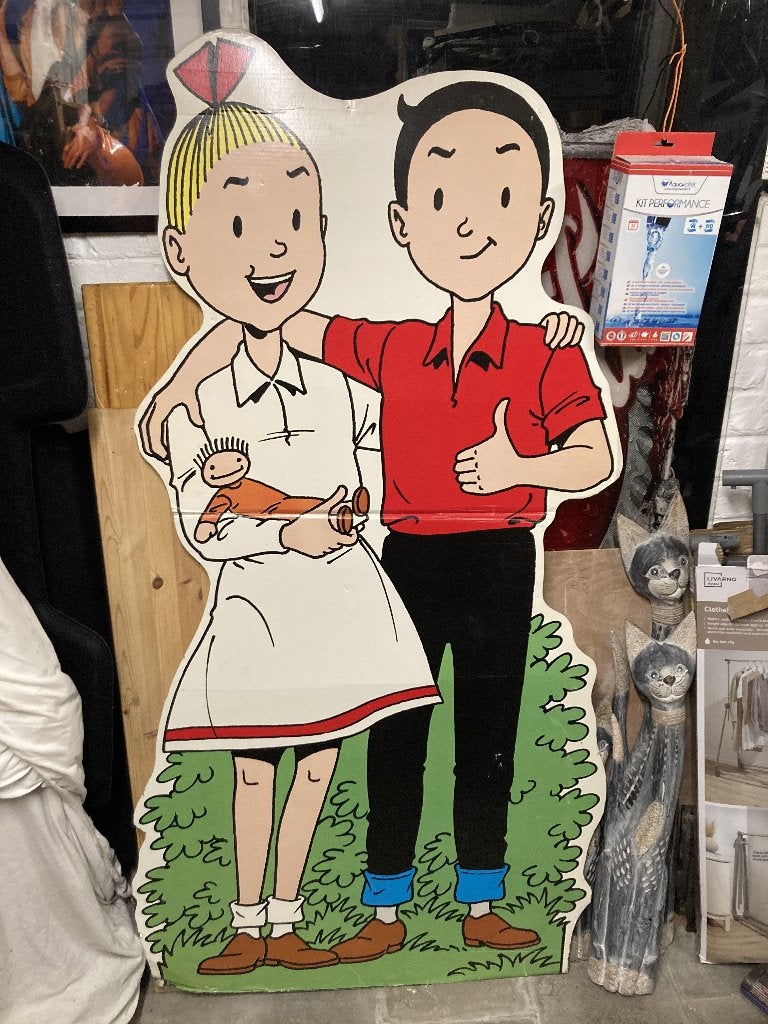Publicitaire Bob et Bobette, Collections, Enlèvement, Bob et Bobette, Comme neuf, Statue ou Figurine