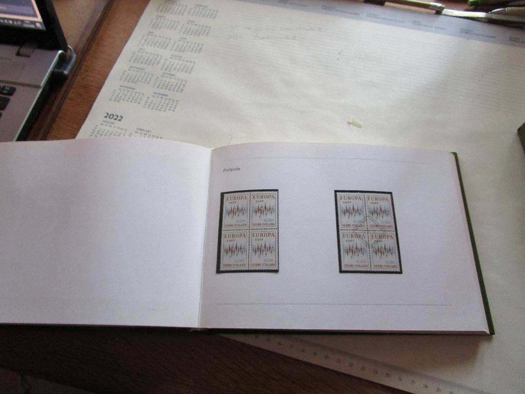Album Europazegels, Verzenden, Gestempeld