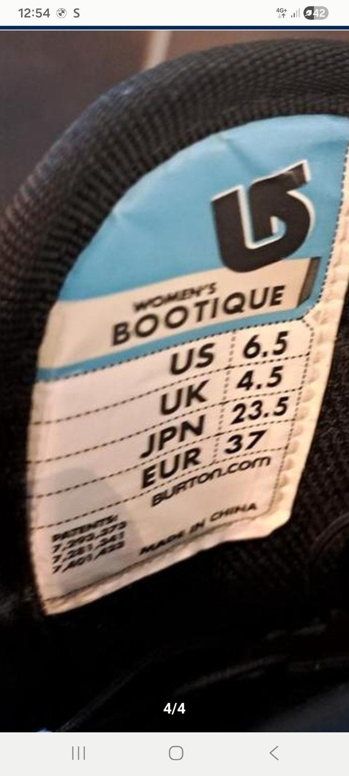 burton snownoard boots schoenen, Sports & Fitness, Enlèvement, Chaussures