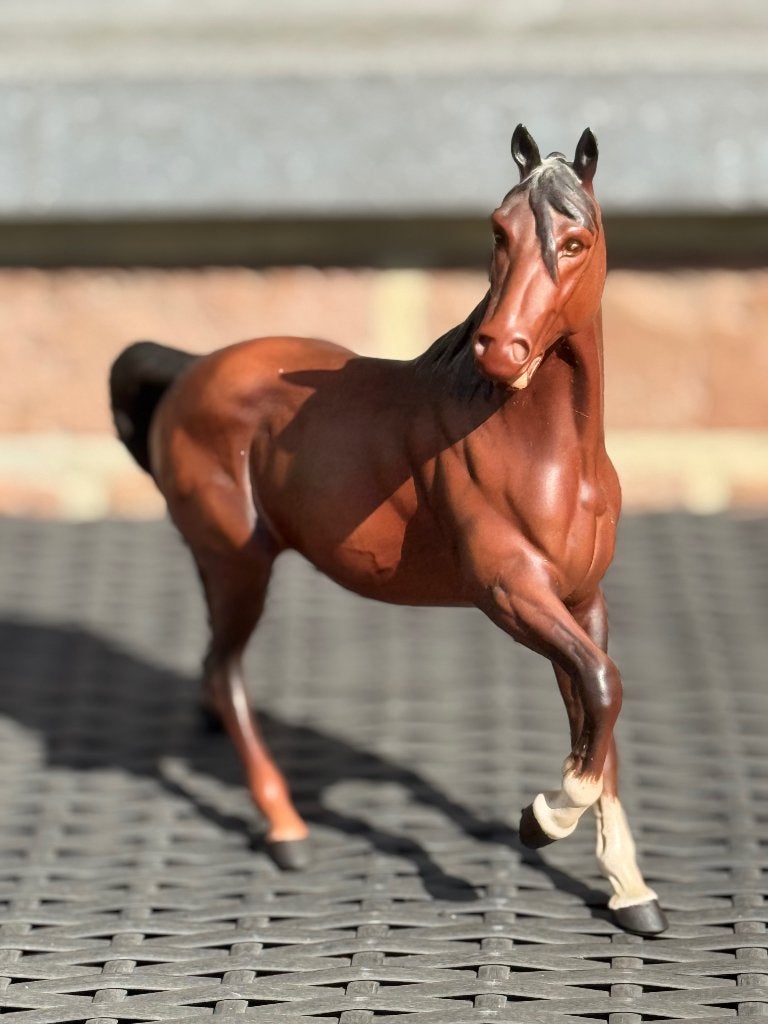 Cheval brun porcelaine Beswick England mat, Antiquités & Art, Enlèvement ou Envoi