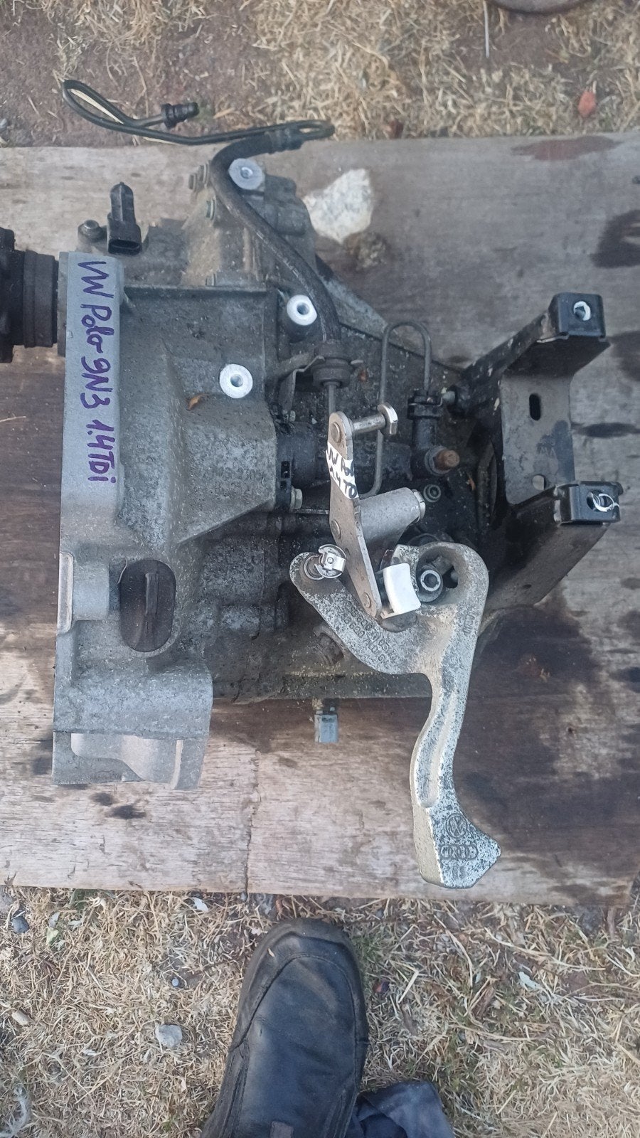 Boîte de vitesses HCS VW Polo 9N3 1.4Tdi., Enlèvement, Utilisé, Audi