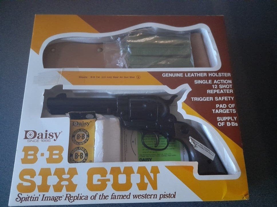 Luchtdrukpistool Daisy B-B Six Gun, Ophalen