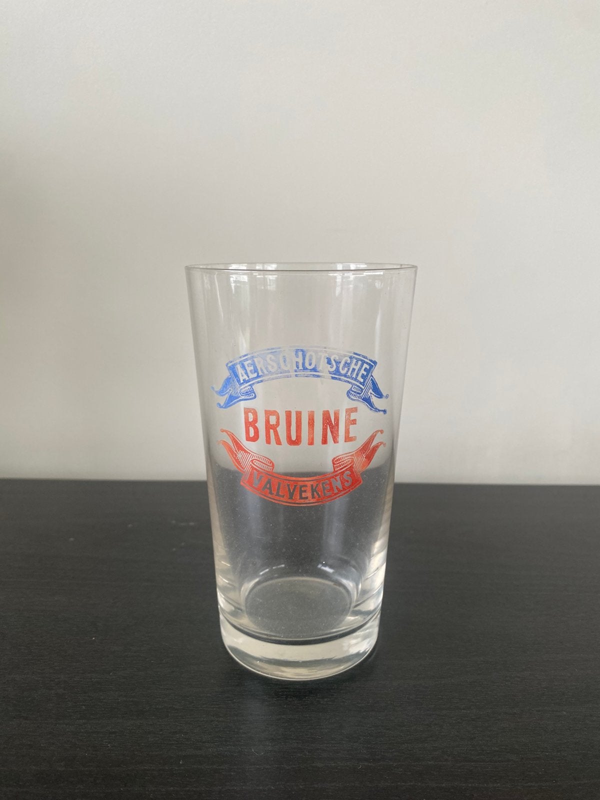 Aarschotse bruine Bierglas Bier gezuurd, Ophalen of Verzenden, Gebruikt