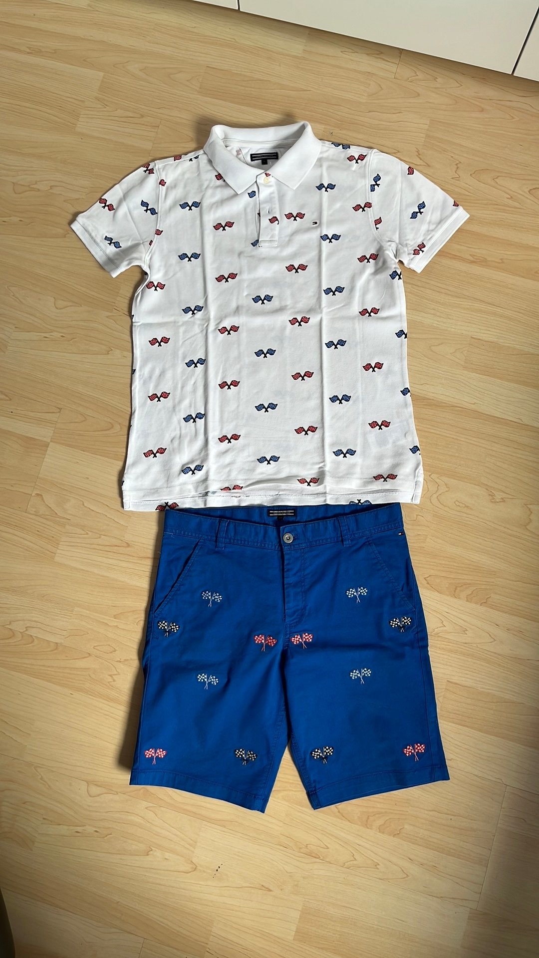 Short en polo Tommy Hilfiger 16 jaar, Kinderen en Baby's, Kinderkleding | Maat 176, Ophalen of Verzenden, Zo goed als nieuw, Jongen