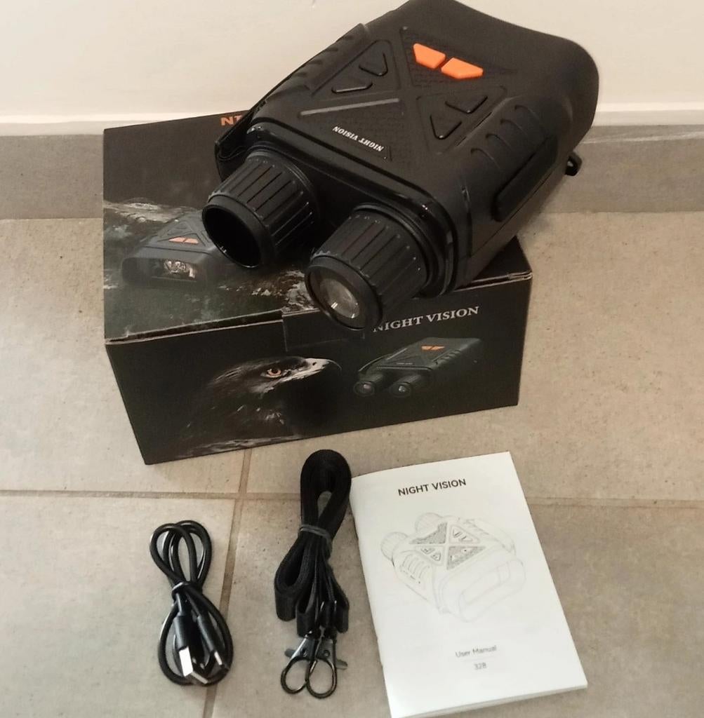 Jumelles avec vision jour et vision nocturne infrarouge, Enlèvement ou Envoi, Vision nocturne