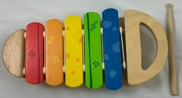 Xylophone Hape, instrument de percussion pour enfant, 27 cm, Envoi, Comme neuf, Autres types
