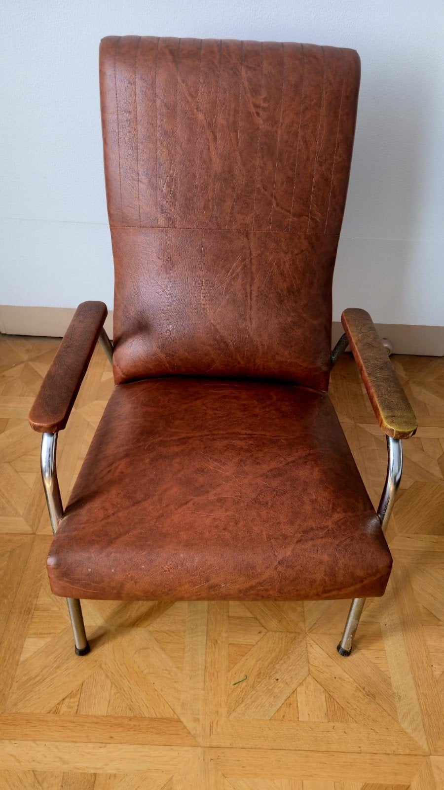 Vintage buisframe fauteuil, Ophalen