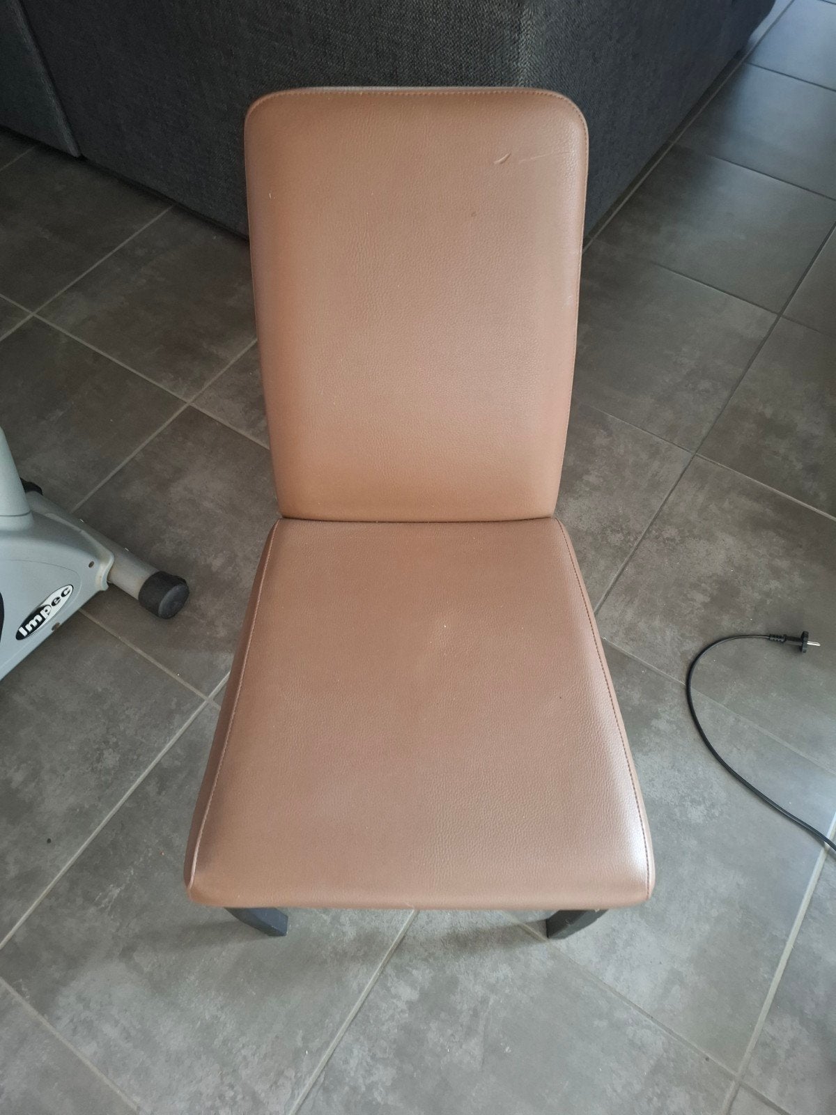 chaises de salle à manger, Maison & Meubles, Enlèvement, Utilisé, Brun, Synthétique