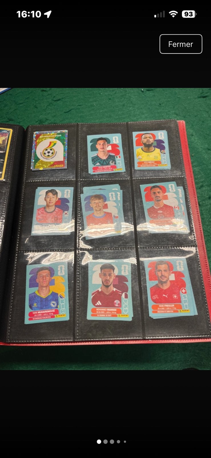 Carte panini, Envoi, Comme neuf, Plusieurs autocollants