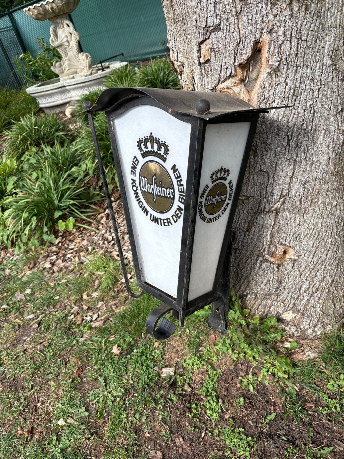 Bar lamp Warsteiner in originele staat, Ophalen, G13 (TL), Meerkleurig, Overige merken