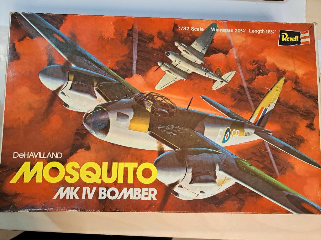 Revell | No. H-180 | 1:32 - DeHavilland Mosquito Mk IV, Neuf, Plus grand que 1:72, Enlèvement ou Envoi, Revell