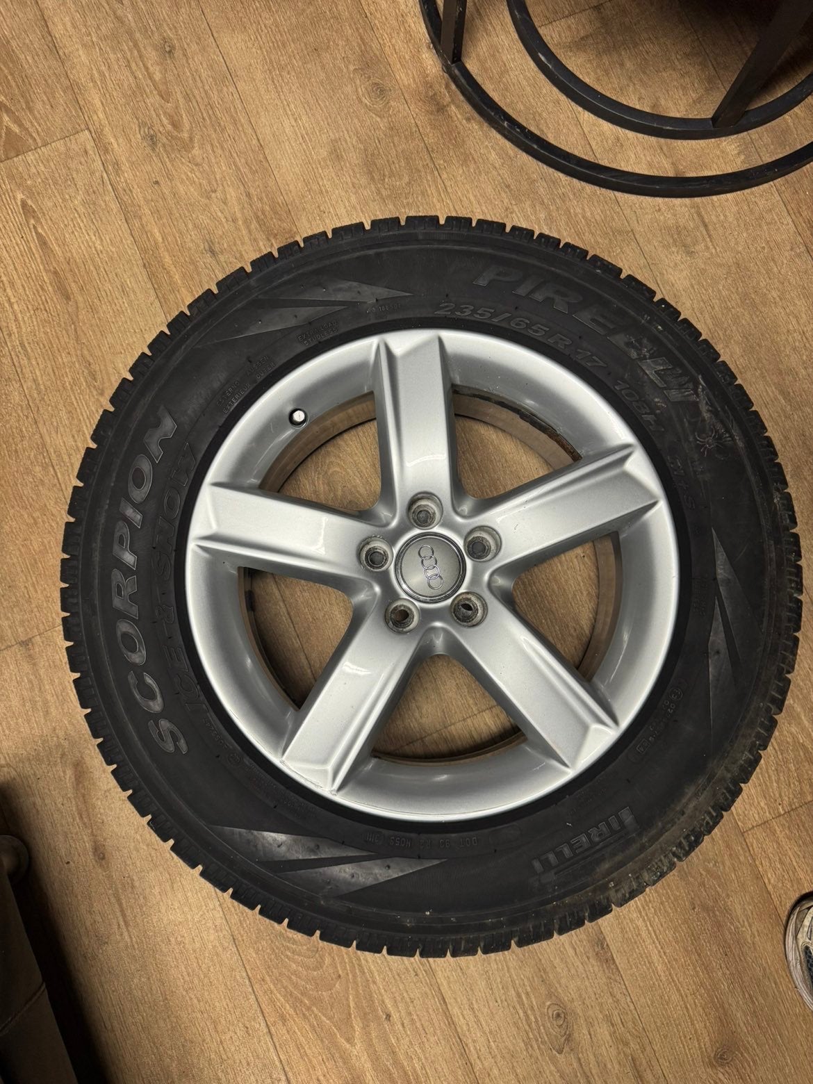 Jante audi, Autos : Pièces & Accessoires, Pneus et Jantes, Pneus hiver, Enlèvement ou Envoi, 17 pouces