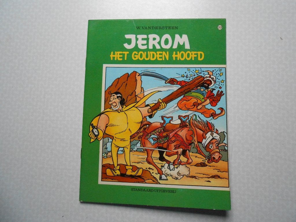 Jerom 22 Het gouden hoofd 1969 1ste druk., Willy Vandersteen, Eén stripboek, Nieuw, Ophalen of Verzenden