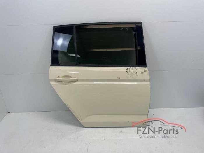 VW Touran 5TA Portier Rechts-achter Taxigelb, Enlèvement ou Envoi, Utilisé, Arrière, Porte