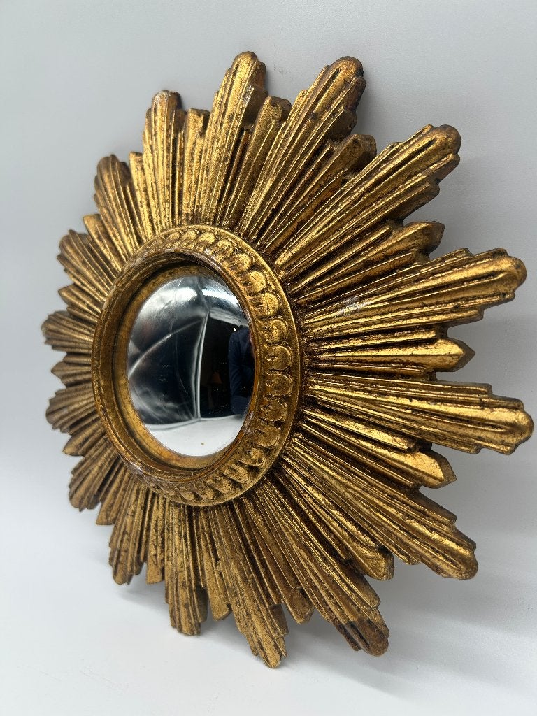 Miroir soleil "oeil de sorcière" en résine, Enlèvement ou Envoi, Moins de 100 cm, Rond, Utilisé