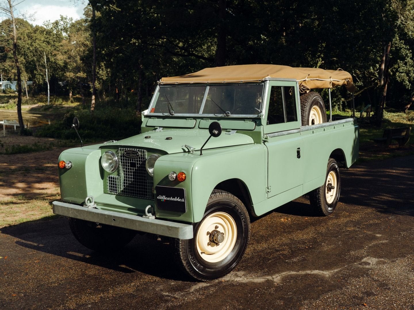 Land Rover 109 Pick up series 2 in nieuwstaat, Auto's, Zwart, Bedrijf, SUV of Terreinwagen, Te koop